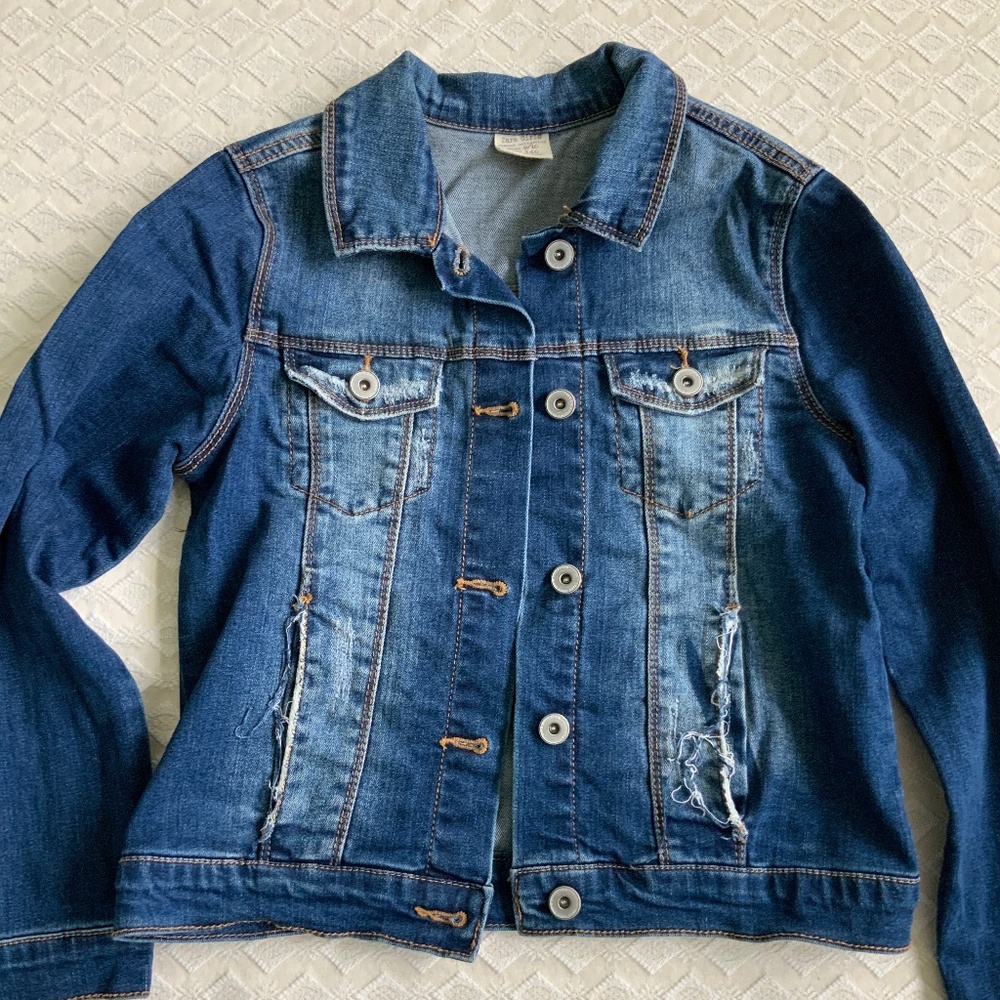 Zara Girls Denim Jacket - Picture 3 of 5